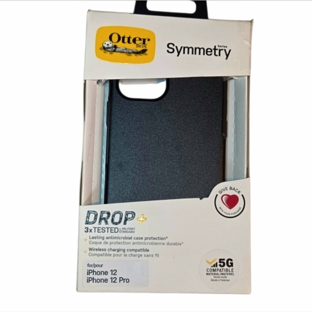 NEW in Box OtterBox Symmetry Series Case for iPhone 12/12 Pro - Black